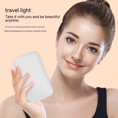 GlowMirror™ – LED Light Double-Sided Makeup Mirror