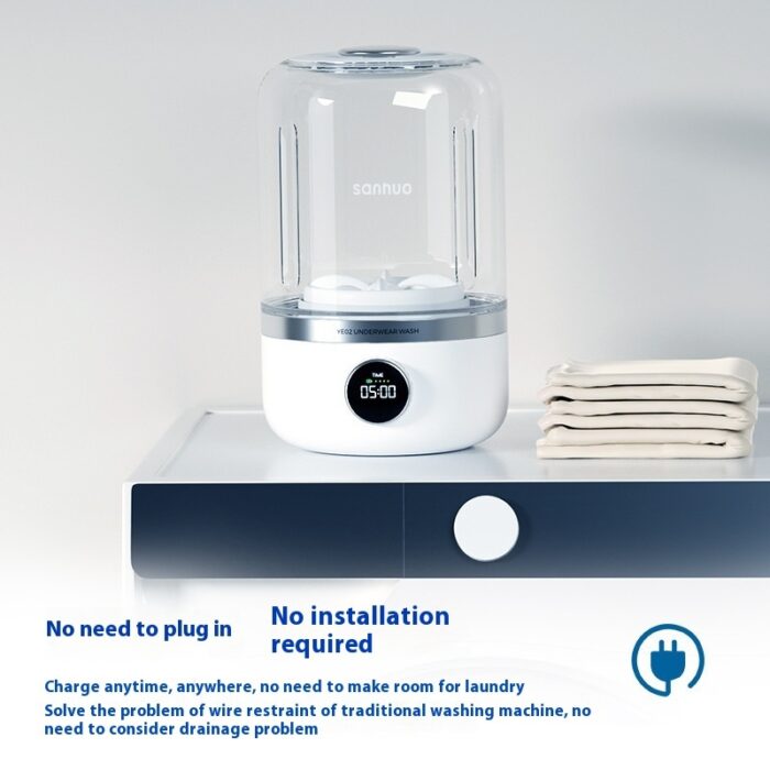 BelleWash™ Portable – Mini Rechargeable Washing Machine - Image 3